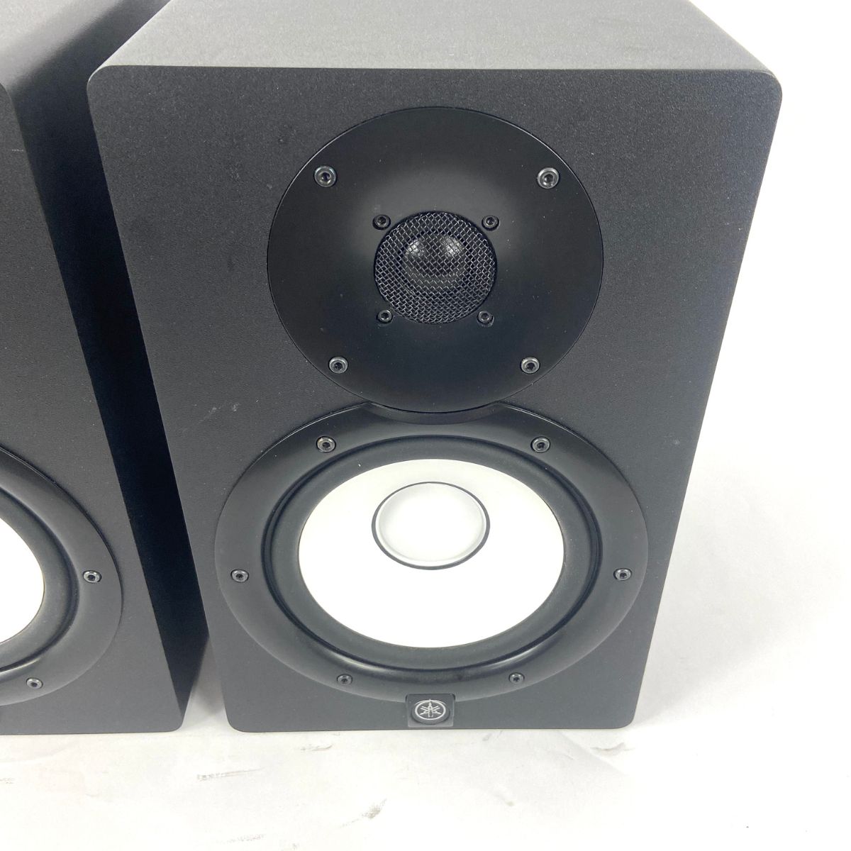 coppia monitor da studio professionali yamaha hs7 nere usate vista frontale dx