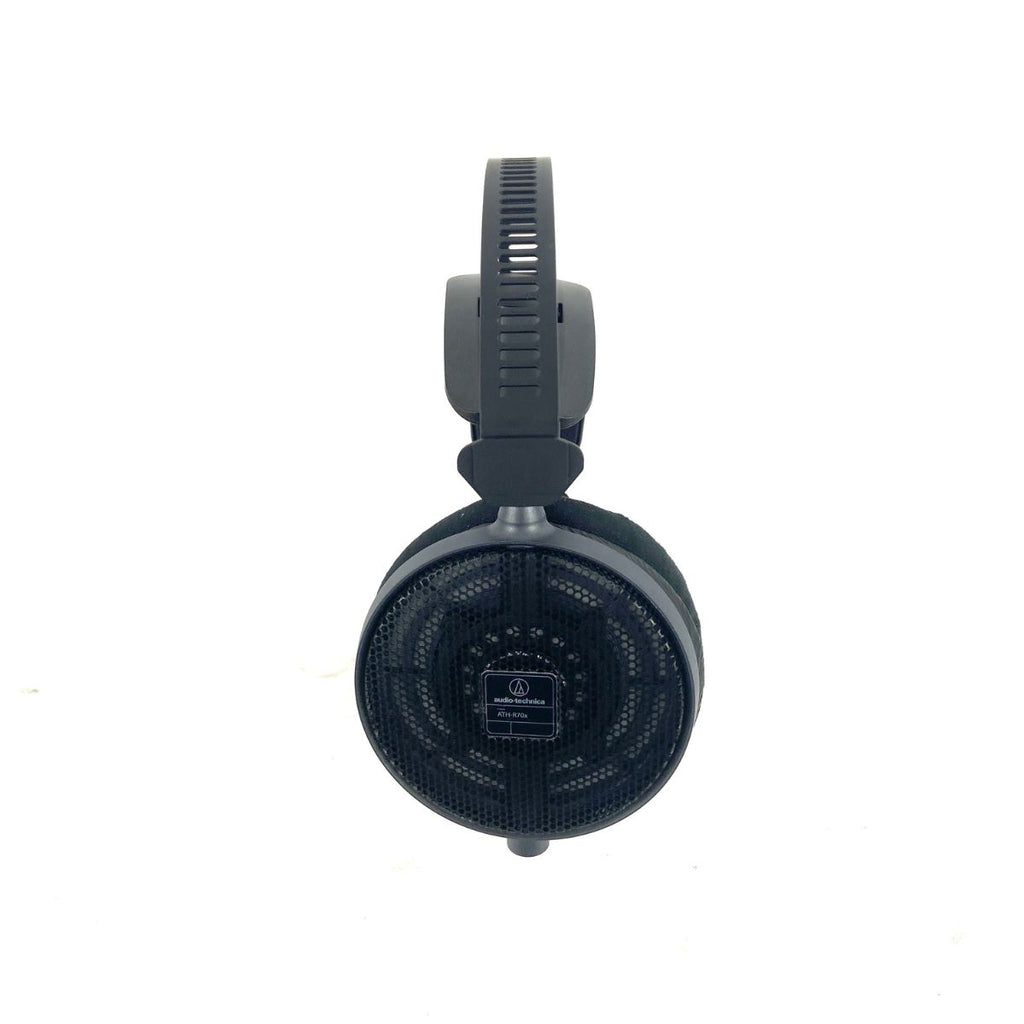 cuffia da studio professionale aperta Audio Technica ATH-R70X usata vista padiglione sx