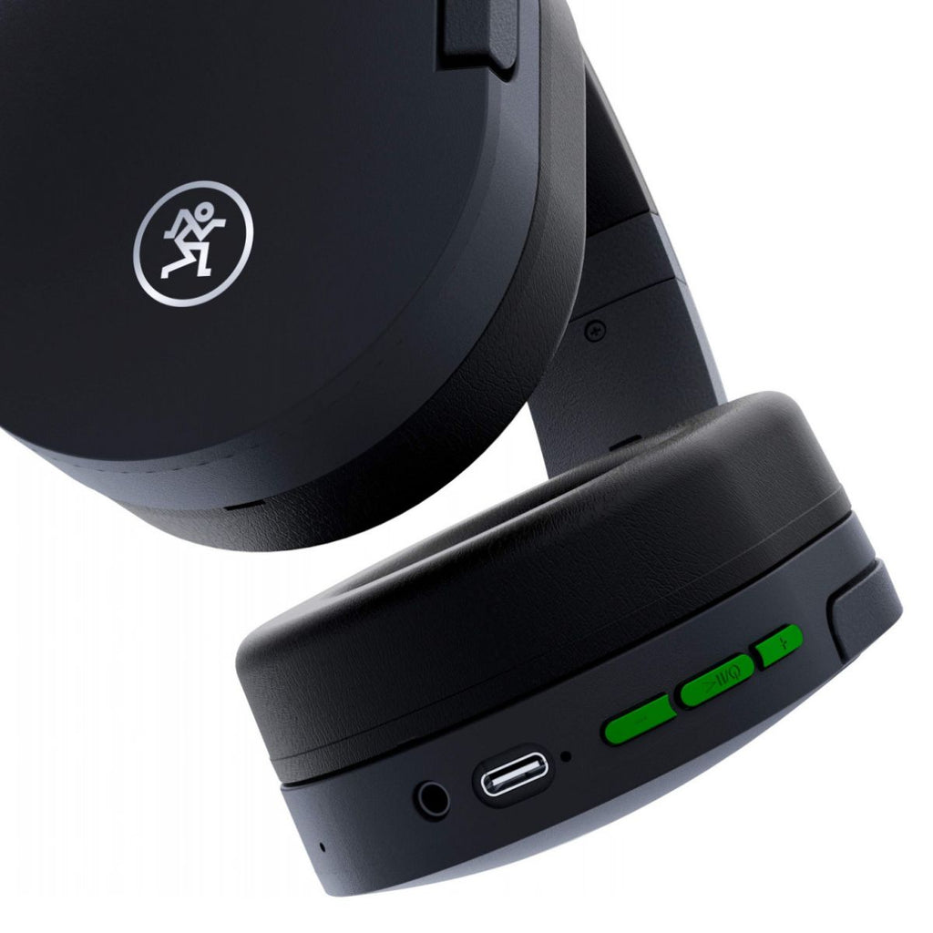 cuffie bluetooth mackie mc-40 bt vista controlli
