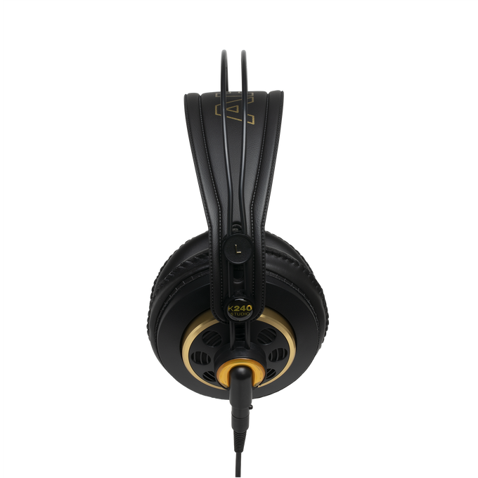 cuffie stereo akg k240 studio vista laterale dx