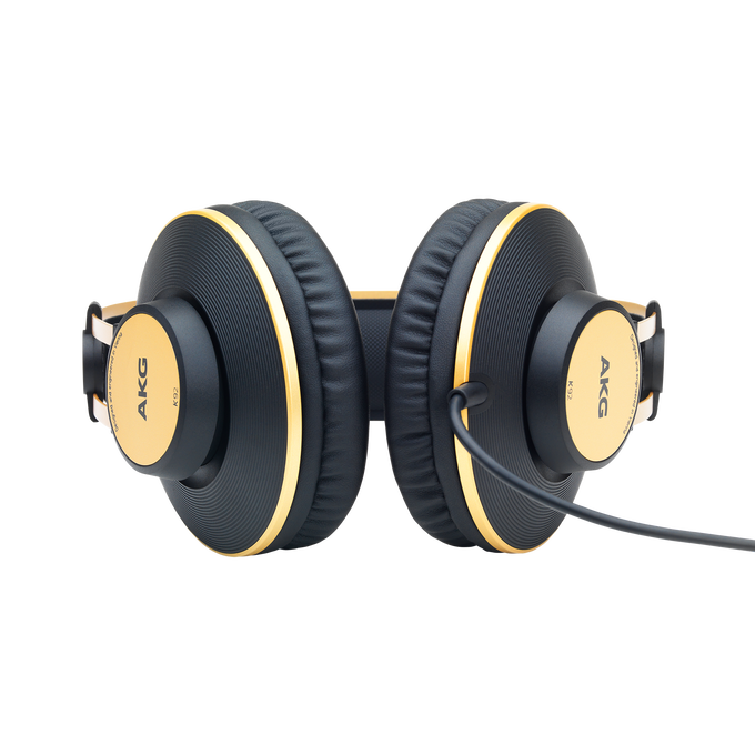 cuffie stereo da studio akg k92 vista dal basso