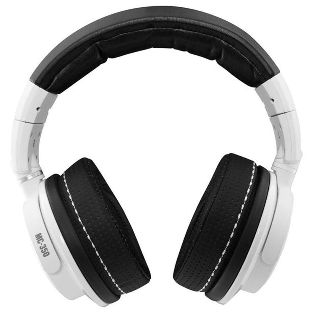 cuffie stereo da studio chiuse mackie mc-350 limited edition white vista frontale