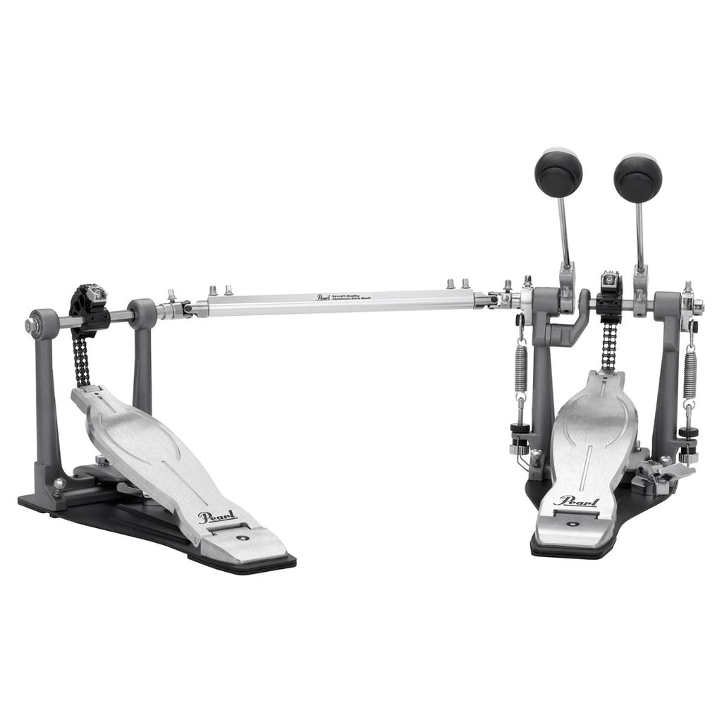 doppio pedale professionale per batteria pearl p-1032 eliminator vista frontale