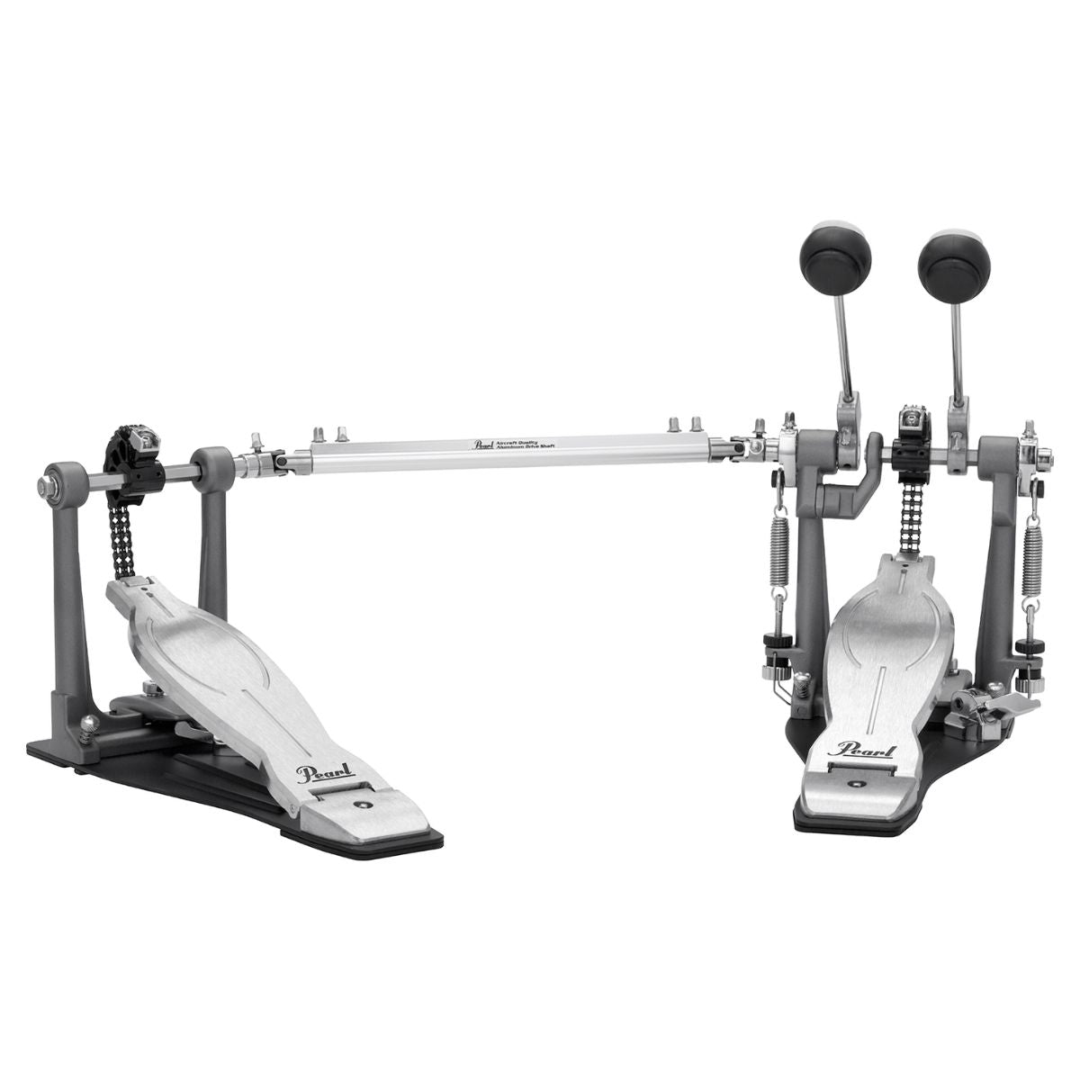 doppio pedale professionale per batteria pearl p-1032 eliminator vista frontale