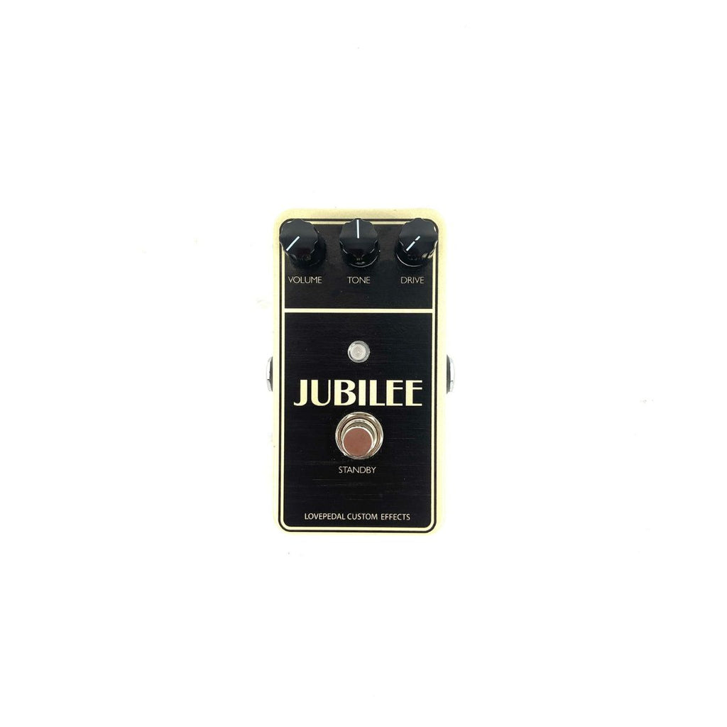 effetto a pedale per chitarra elettrica replica della timbrica e distorsione di Marshall Lovepedal Jubilee vista frontale