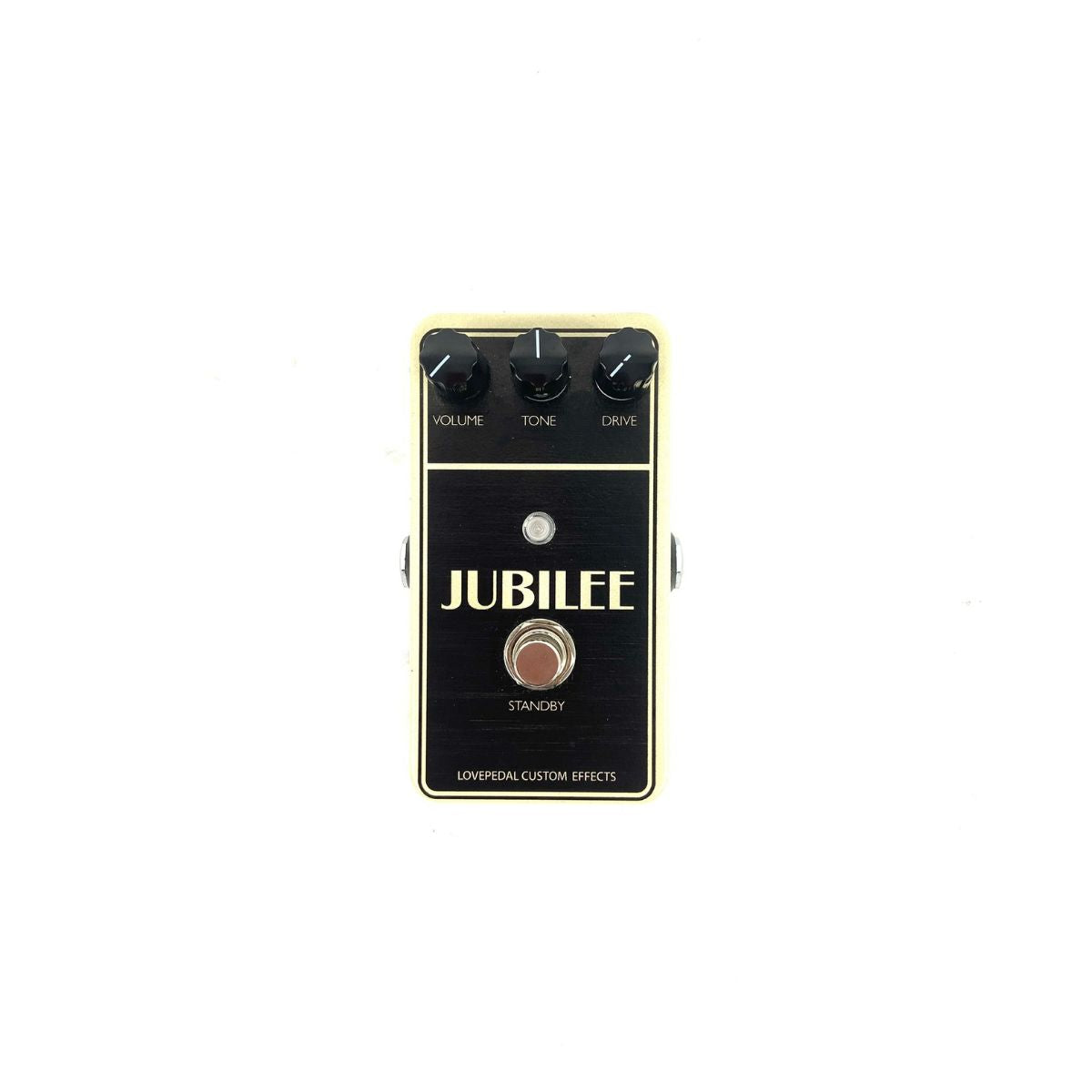effetto a pedale per chitarra elettrica replica della timbrica e distorsione di Marshall Lovepedal Jubilee vista frontale