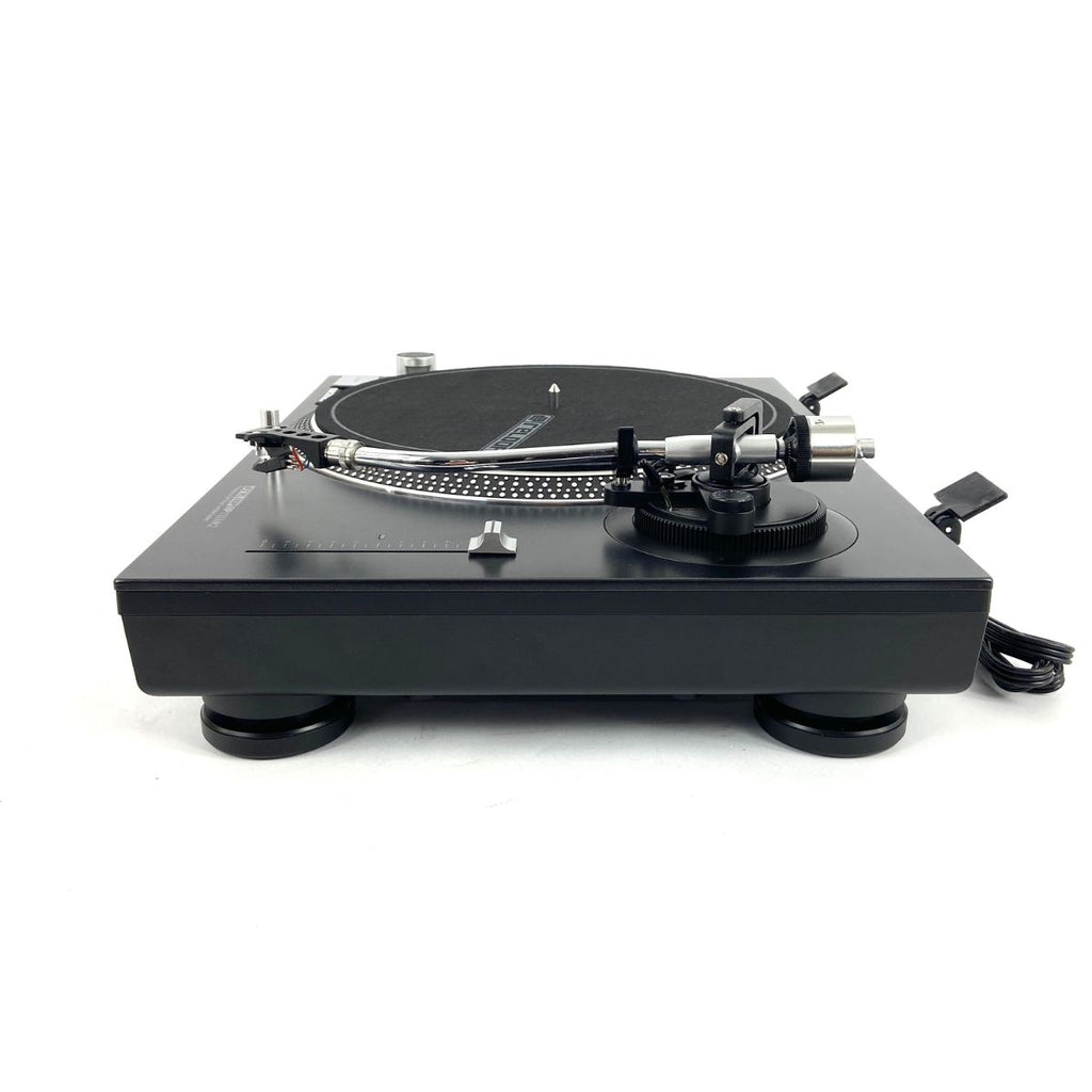 giradischi con trazione a cinghia per dj o ascolto Reloop RP-1000 MK2 ex demo vista laterale dx