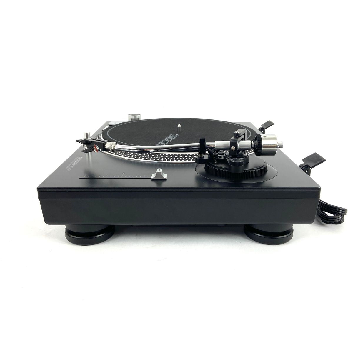 giradischi con trazione a cinghia per dj o ascolto Reloop RP-1000 MK2 ex demo vista laterale dx