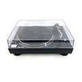 giradischi con trazione a cinghia da dj o ascolto reloop rp1000 mk2 usato vista frontale con coperchio