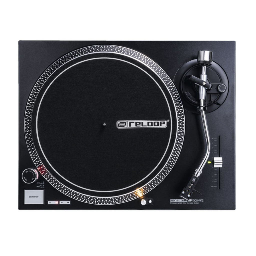 giradischi per dj e per ascolto hi-fi reloop rp-1000 mk2 vista frontale