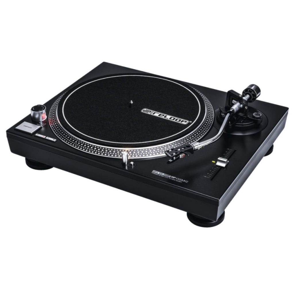 giradischi per dj e per ascolto hi-fi reloop rp-1000 mk2 vista laterale