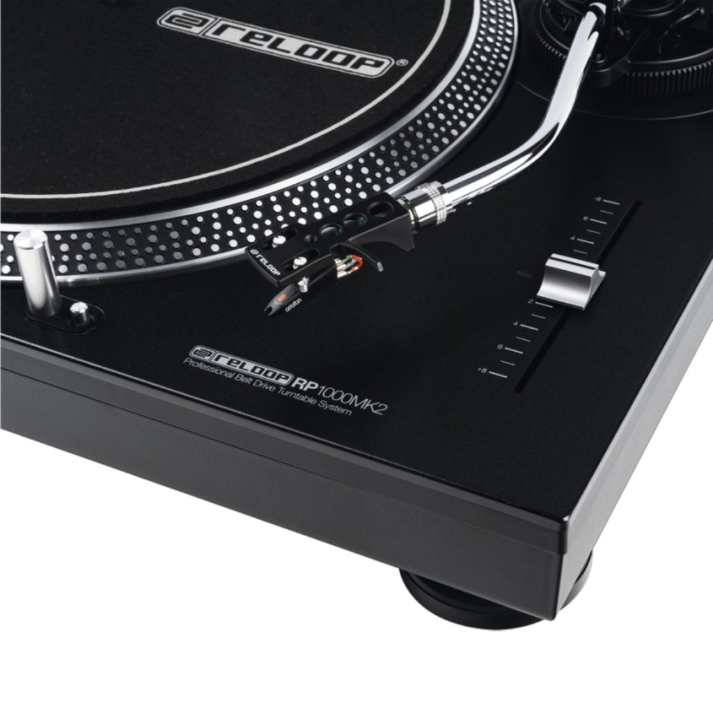 giradischi per dj e per ascolto hi-fi reloop rp-1000 mk2 vista della testina
