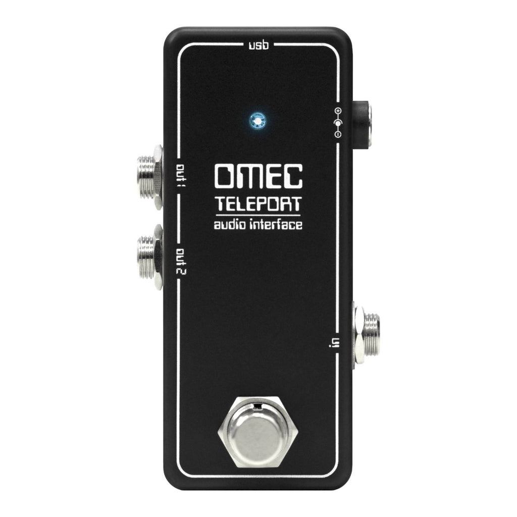 interfaccia audio usb per chitarra orange omec teleport vista frontale