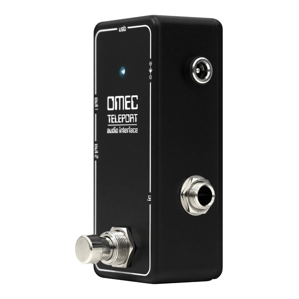 interfaccia audio usb per chitarra orange omec teleport vista laterale dx