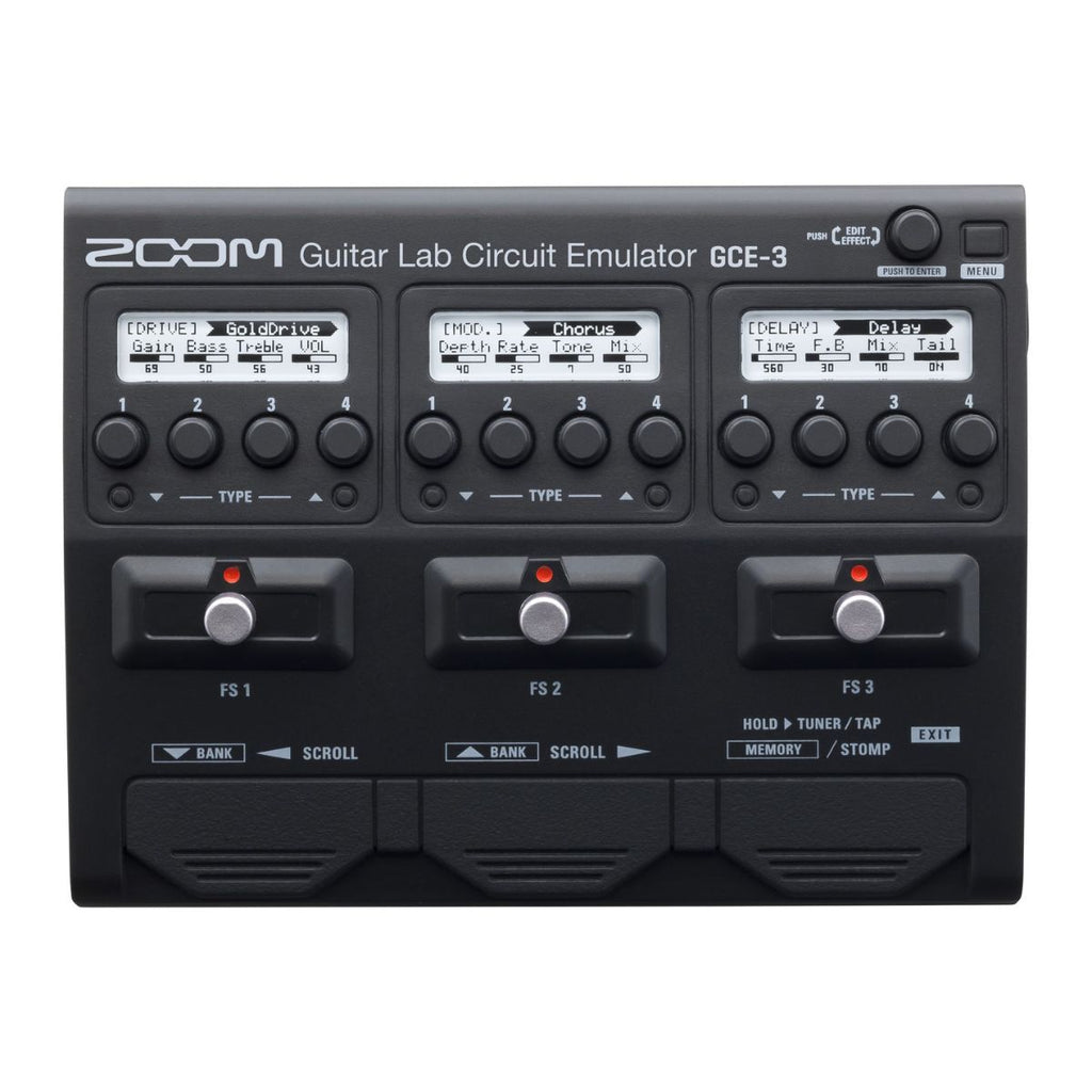 interfaccia audio zoom gce-3 vista frontale