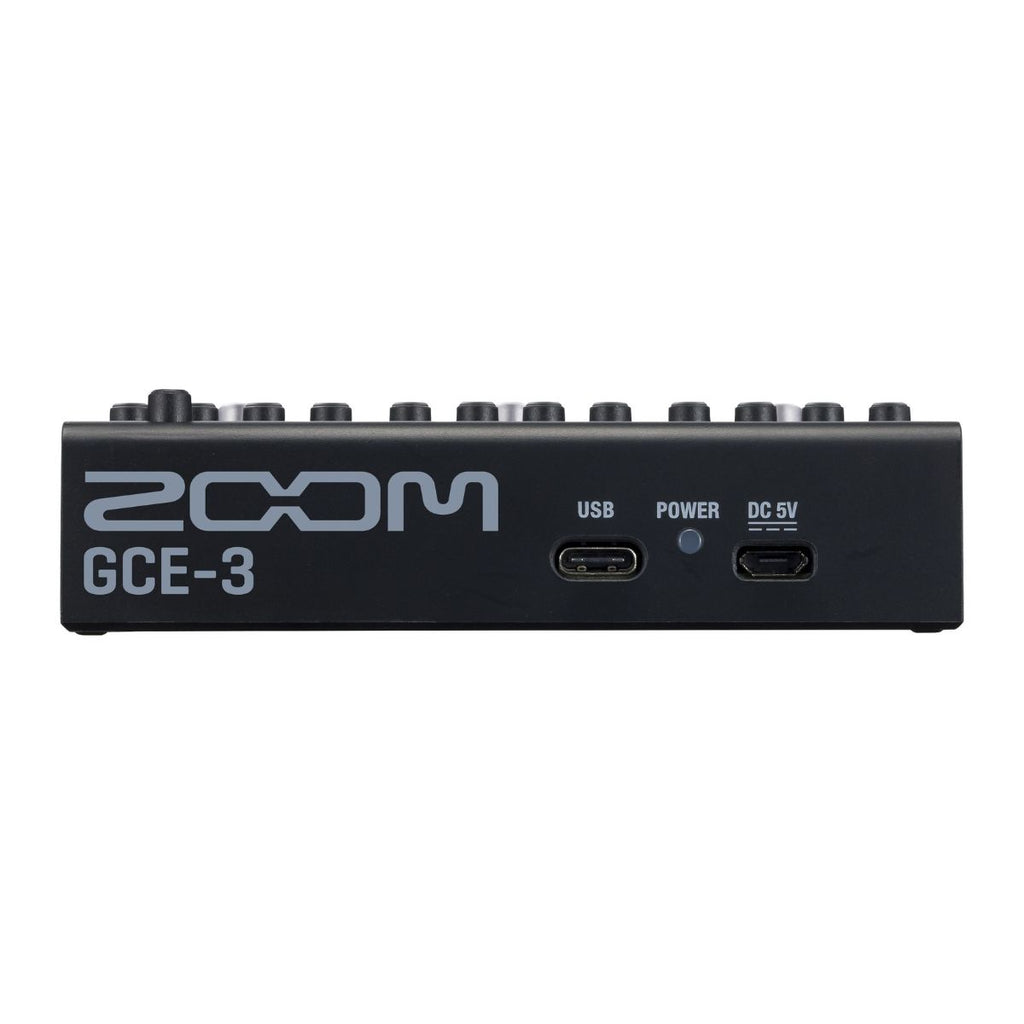 interfaccia audio zoom gce-3 vista del retro