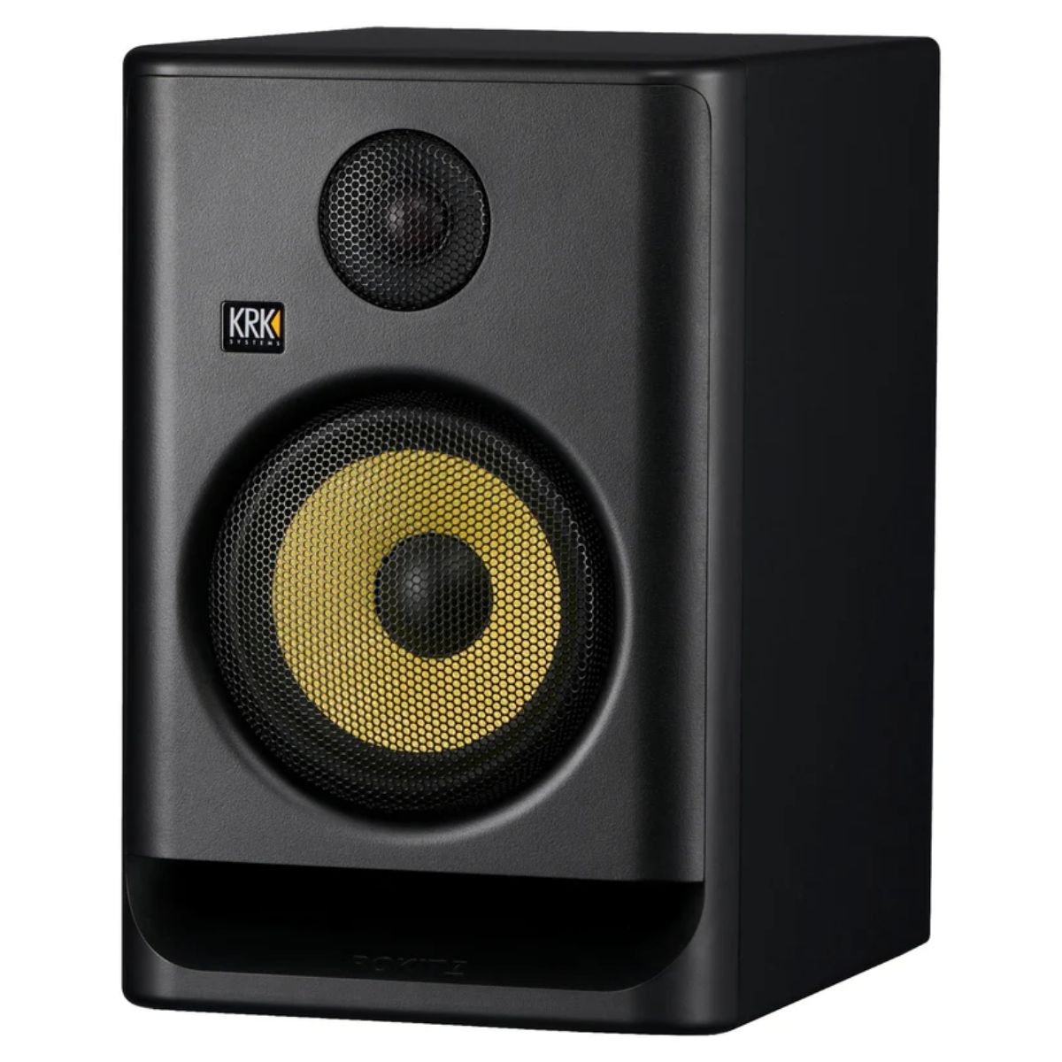 krk rokit rp7 generazione 5 monitor da studio vista laterale