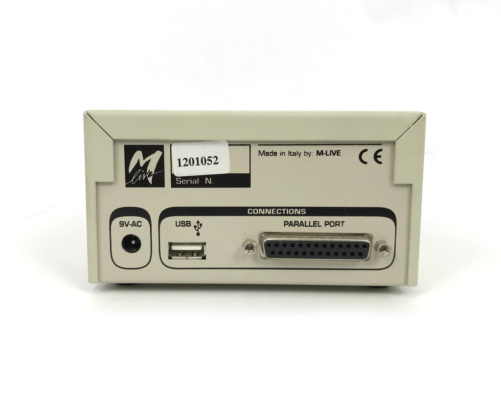 lettore floppy disk m live okydrive usato vista del retro