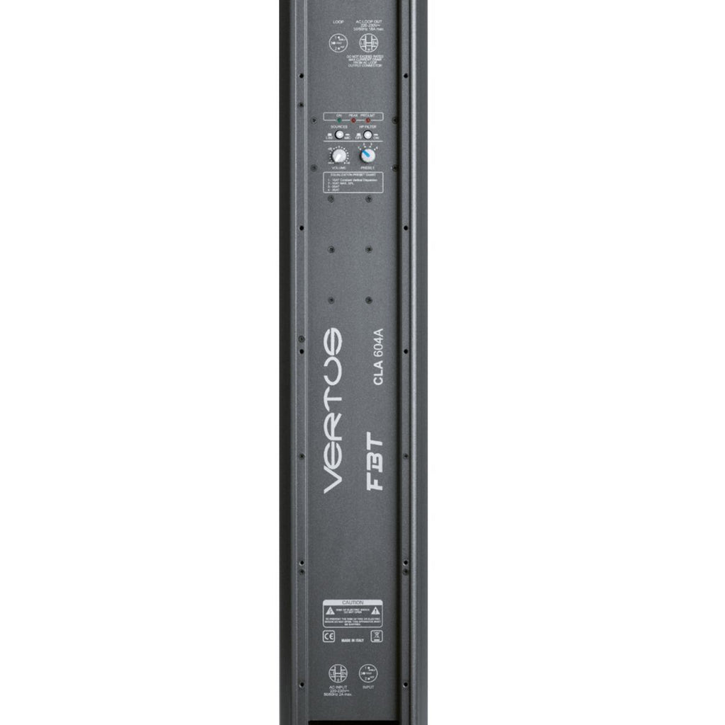 line array fbt vertus cla 604a vista del retro