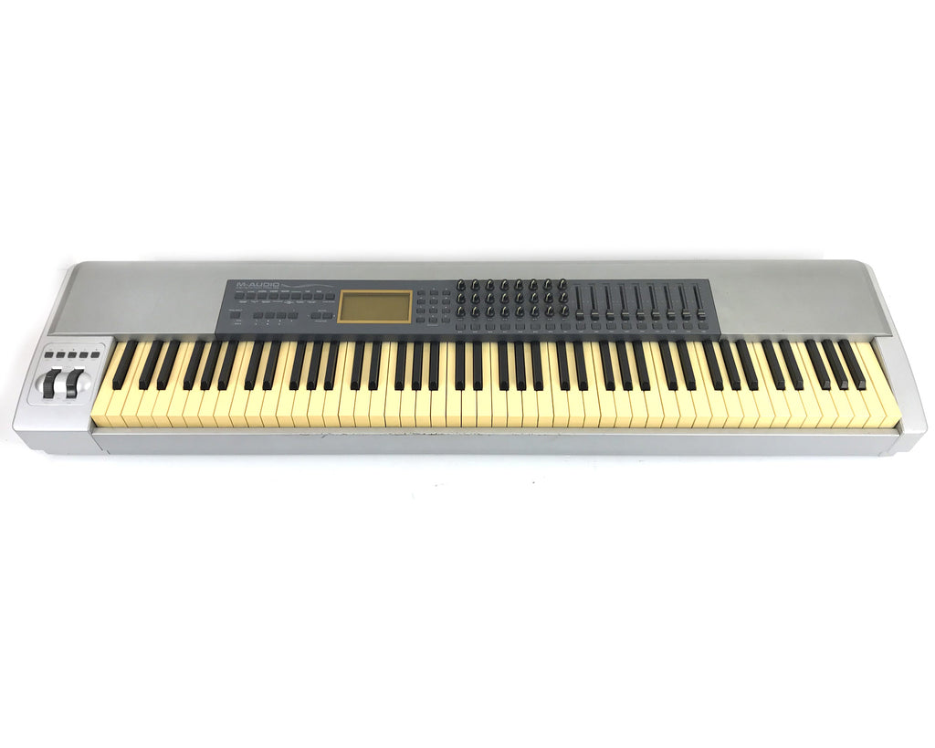 masterkeyboard M-AUDIO keystation pro 88 usata vista frontale intera