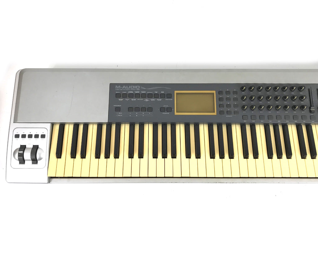 masterkeyboard M-AUDIO keystation pro 88 usata vista frontale sx