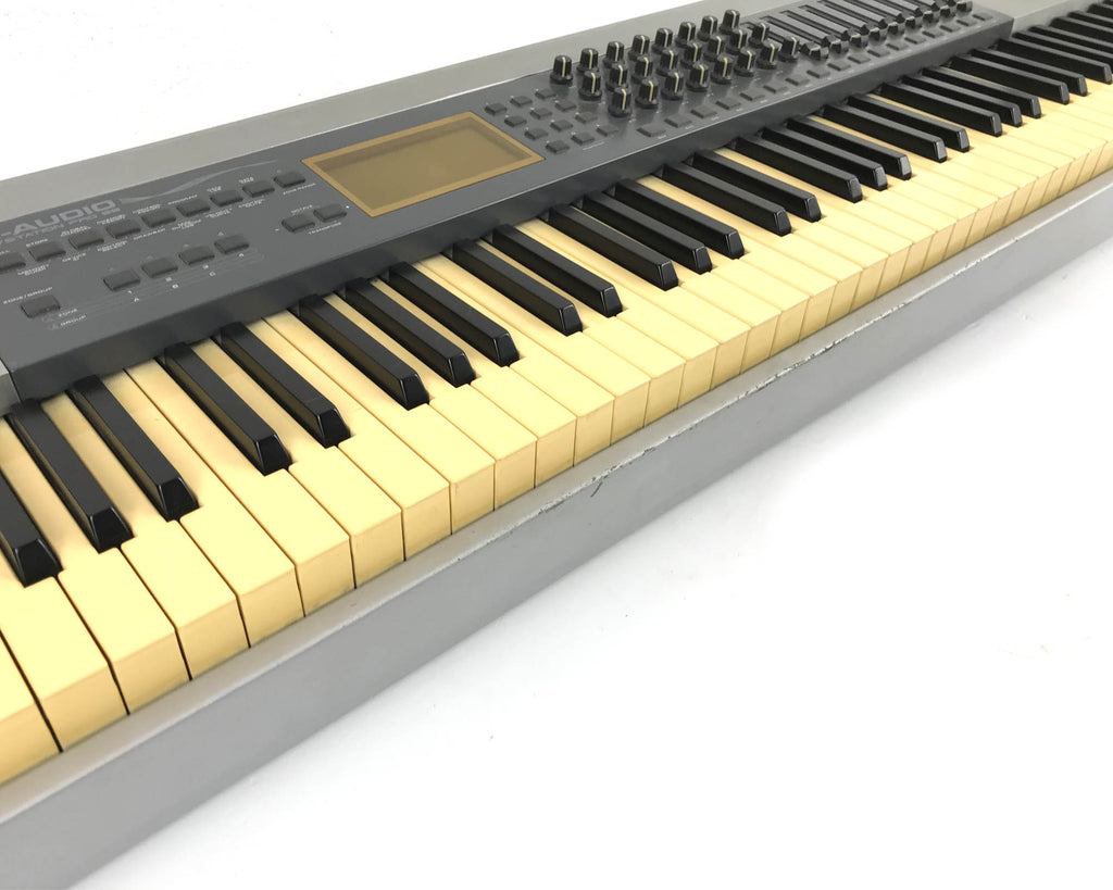 masterkeyboard M-AUDIO keystation pro 88 usata vista dei tasti