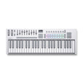 masterkeyboard usb a 49 tasti Novation Launchkey 49 MK4 bianca vista frontale