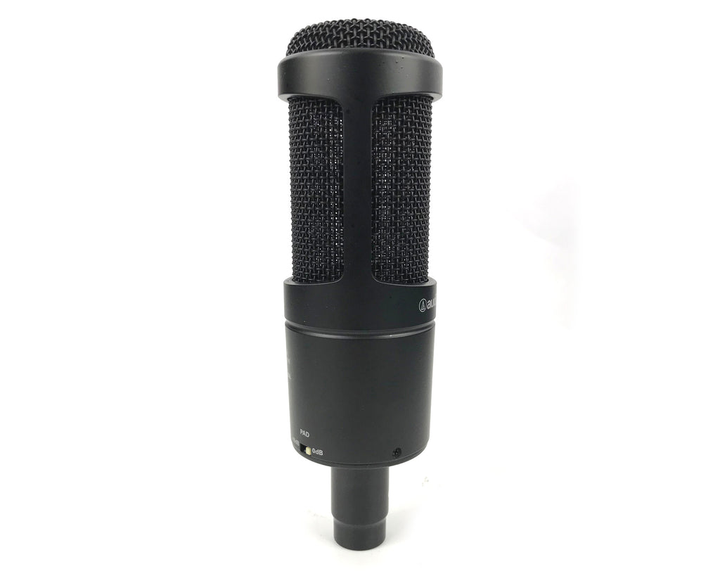 microfono a condensatore da studio audio-technica at2050 usato vista laterale x