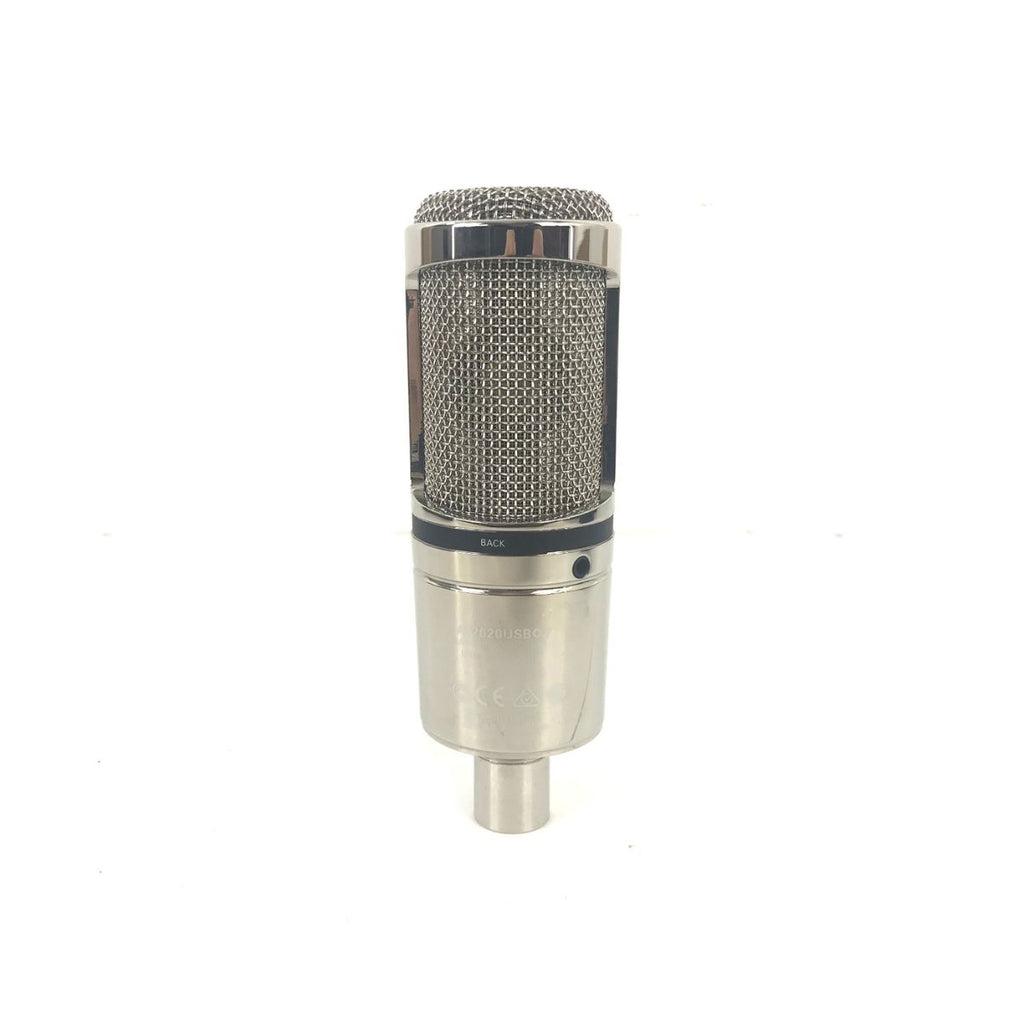 microfono da studio usb audio technica at2020usb+v usato vista frontale