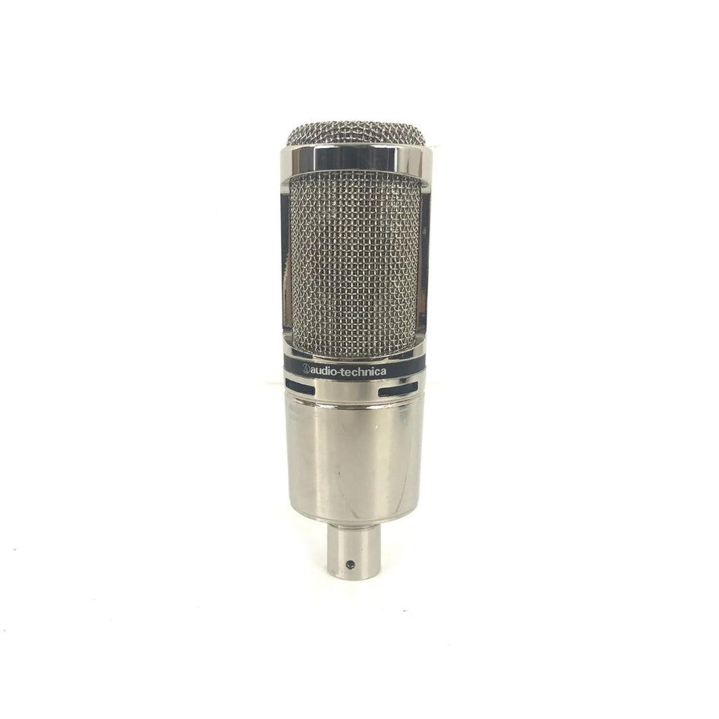 microfono da studio usb audio technica at2020usb+v usato vista del retro