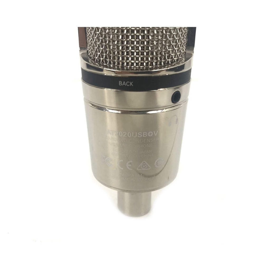 microfono da studio usb audio technica at2020usb+v usato vista del modello