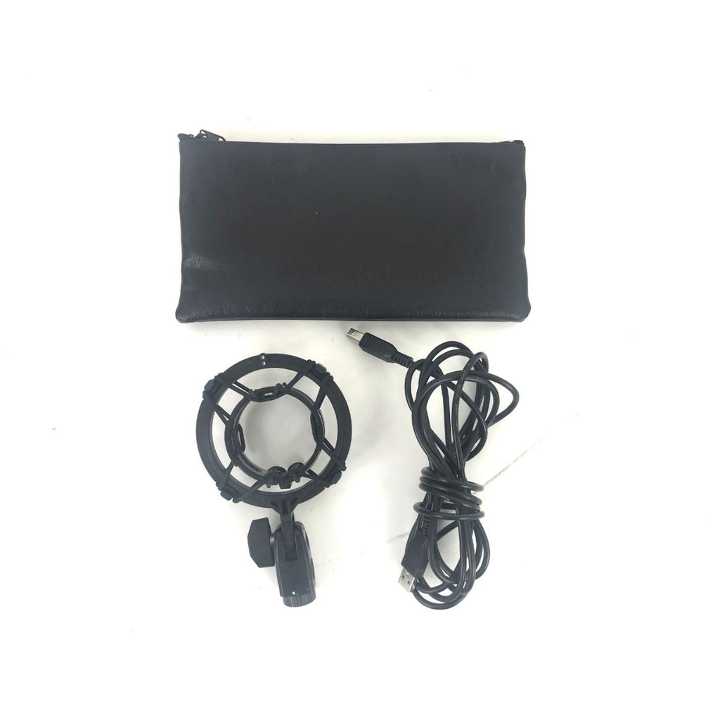 microfono da studio usb audio technica at2020usb+v usato vista degli accessori in dotazione