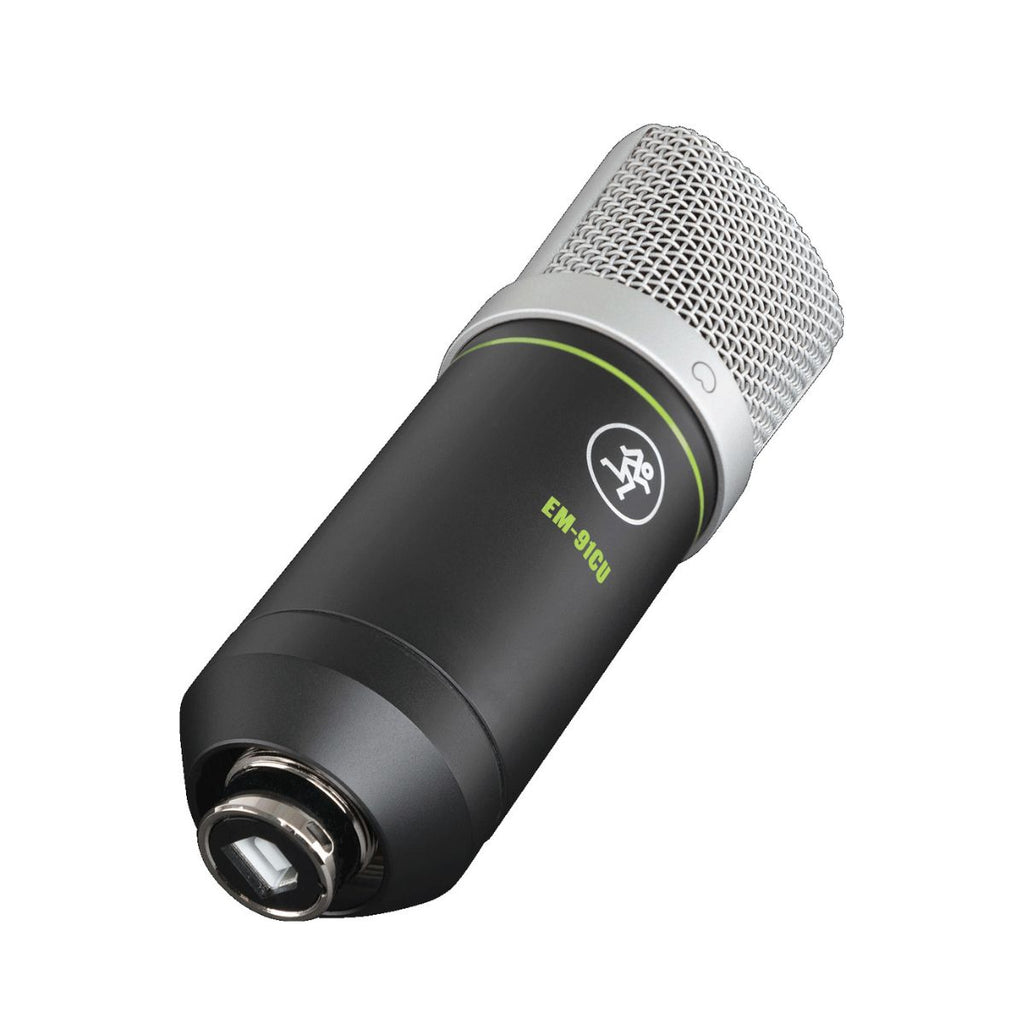 microfono da studio usb mackie em-91cu vista dal basso
