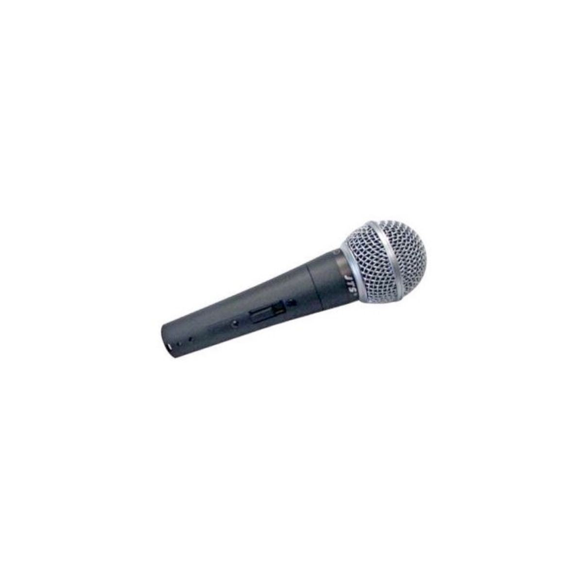 microfono dinamico per voce con interruttore jts pdm-1 vista frontale