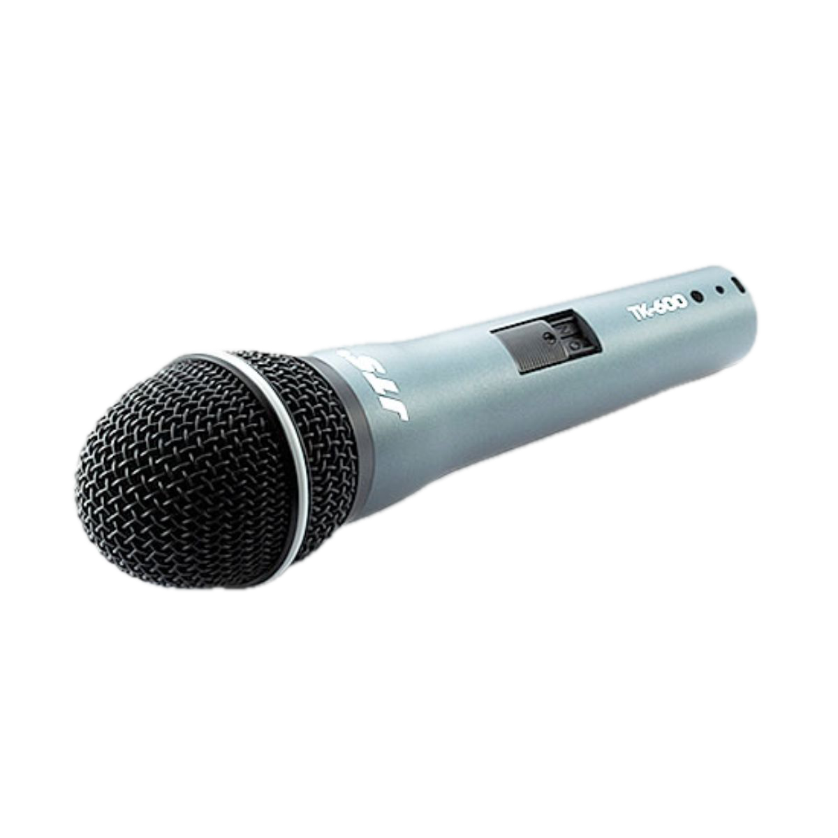 microfono dinamico per voce con interruttore jts tk600 vista frontale