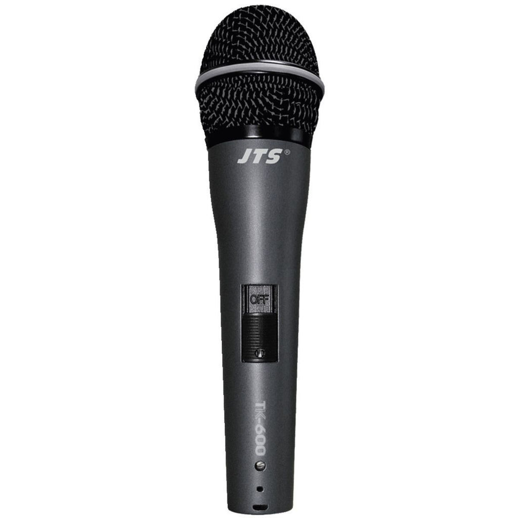 microfono dinamico per voce jts tk-600 vista frontale