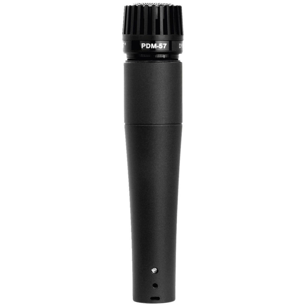 microfono dinamico universal per strumenti jts pdm-57 vista frontale