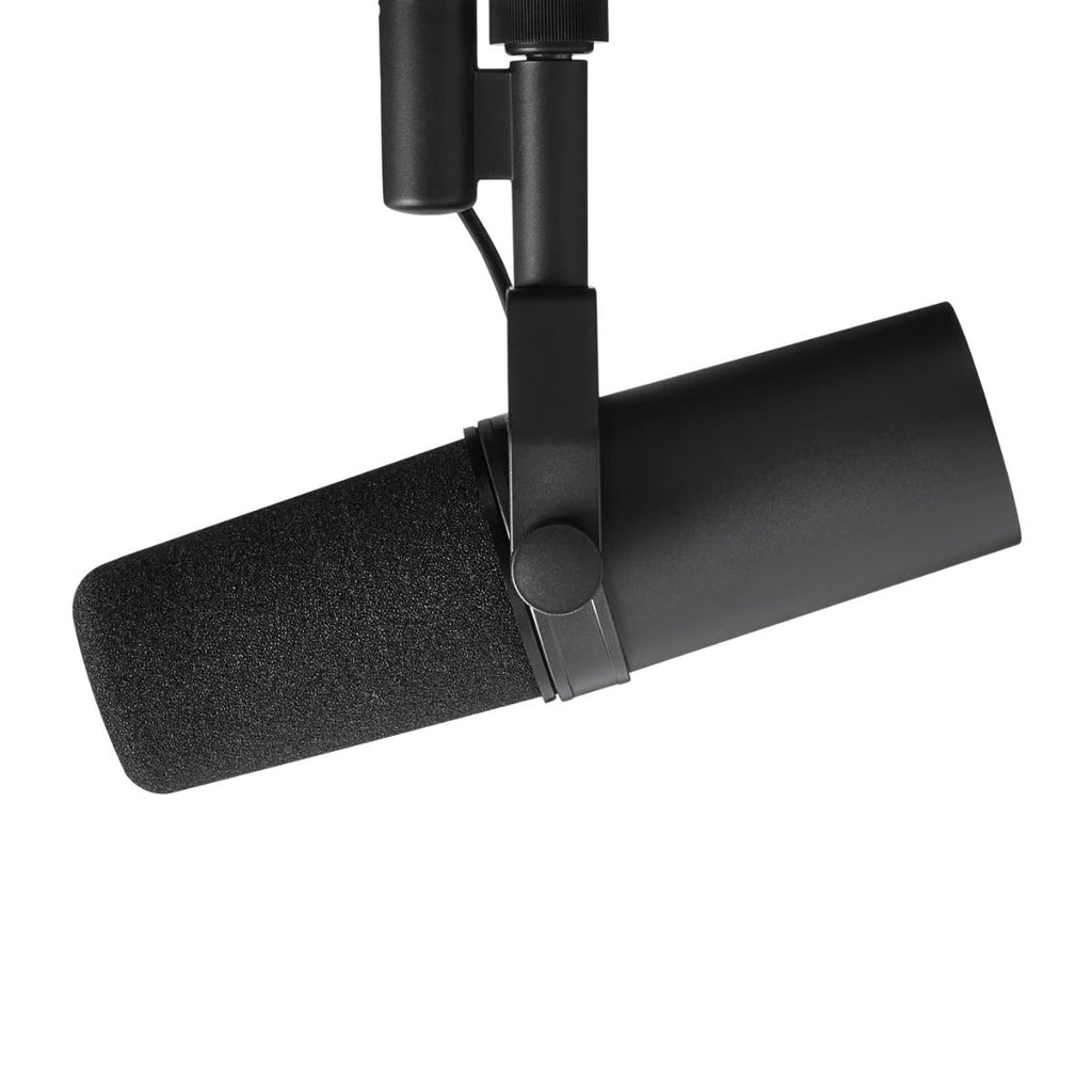 microfono per podcast e registrazione shure sm7b vista laterale dx