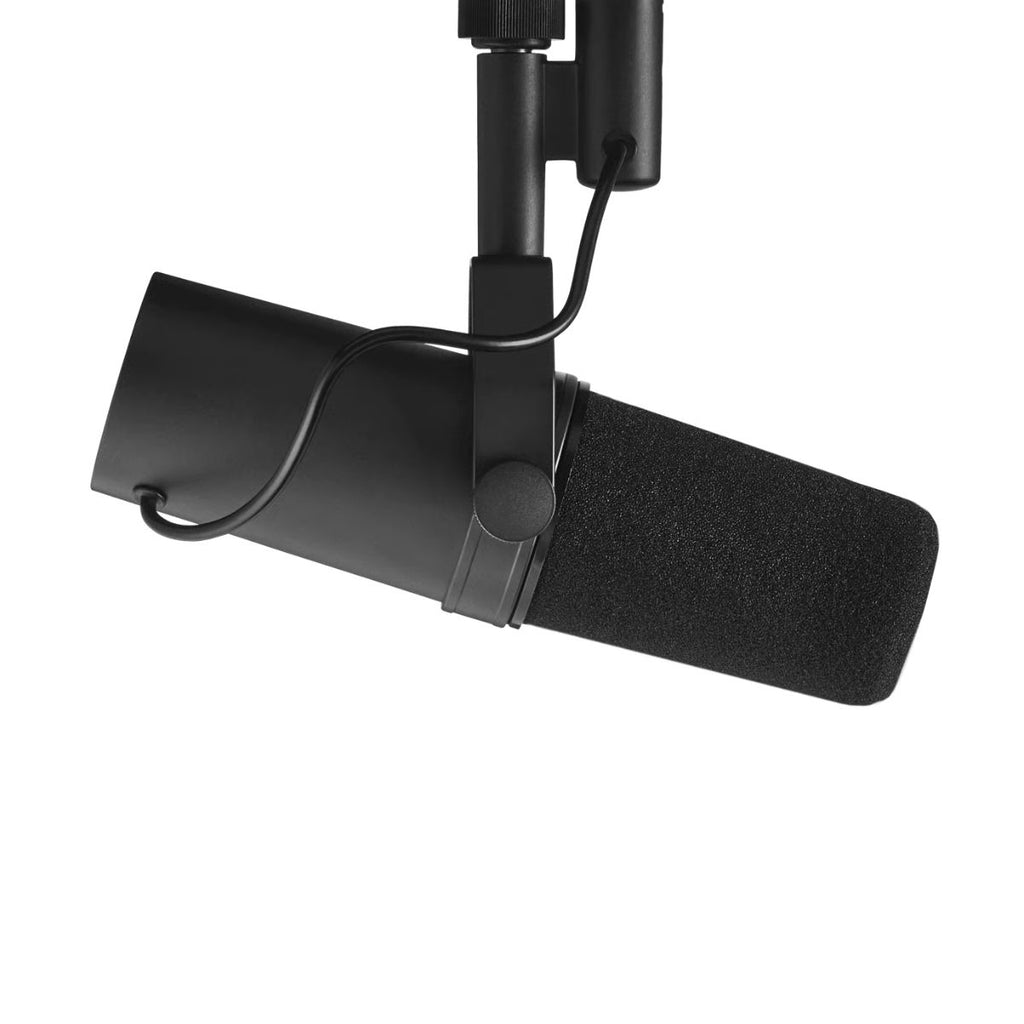 microfono per podcast e registrazione shure sm7b vista laterale sx