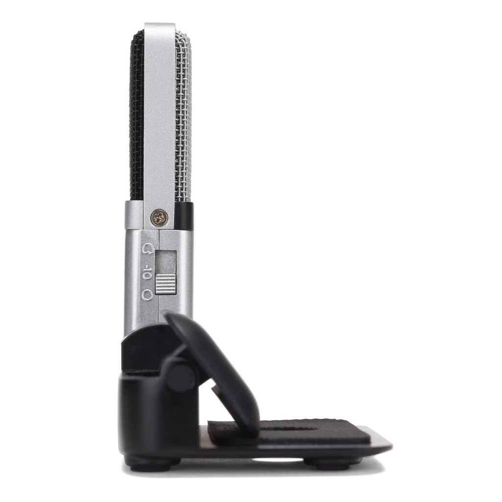 microfono portatile usb a condensatore per registrazione samson go mic vista laterale dx
