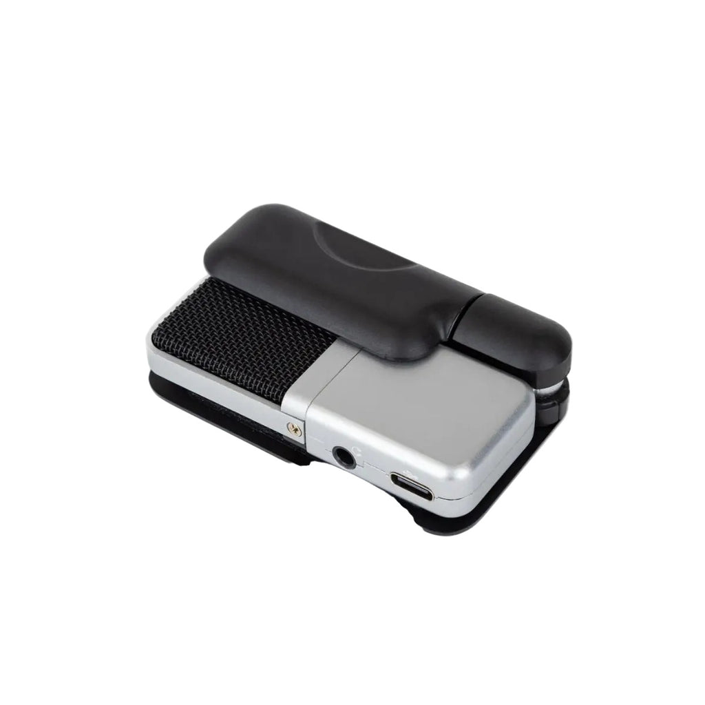 microfono portatile usb a condensatore per registrazione samson go mic vista chiuso dall'alto