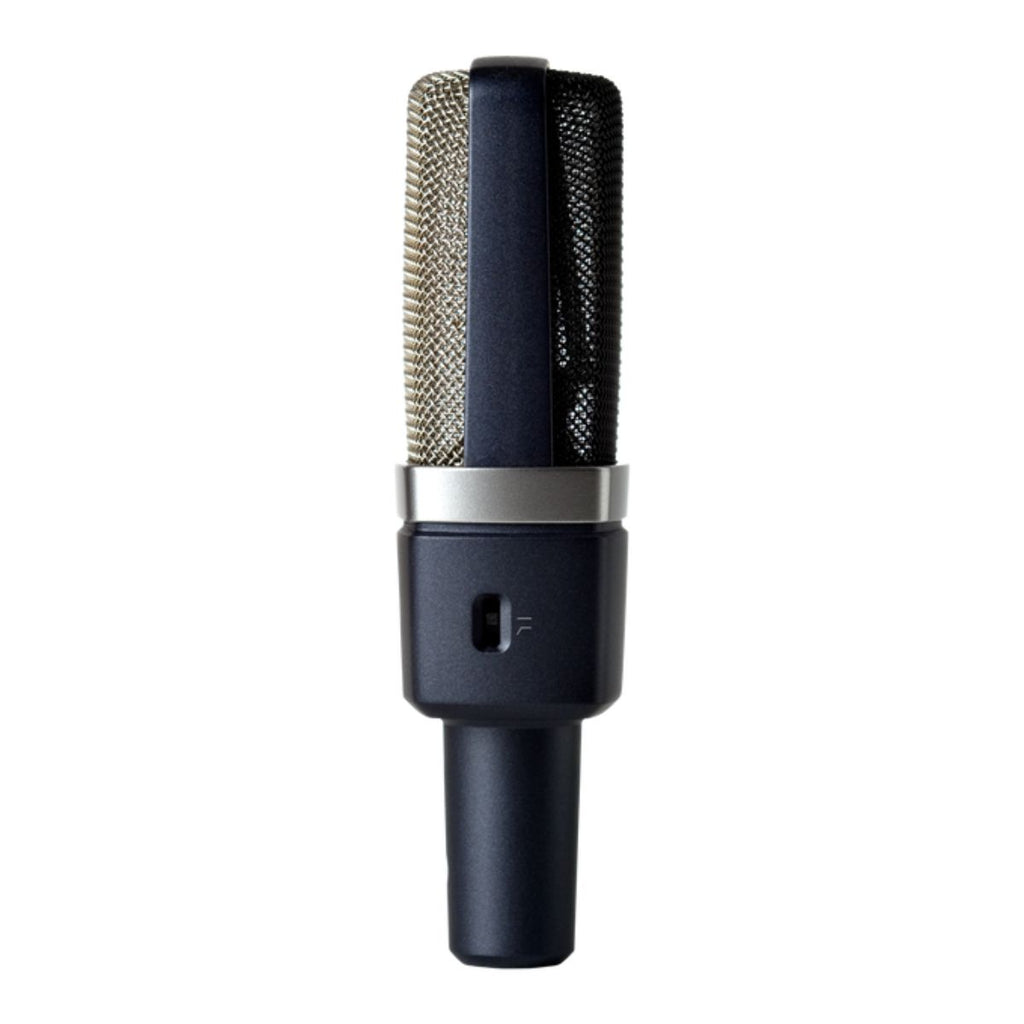 microfono professionale da studio a condensatore akg c214 vista laterale dx