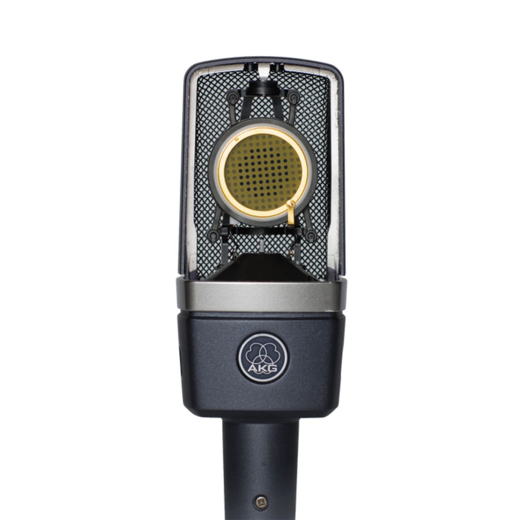 microfono professionale da studio a condensatore akg c214 vista capsula