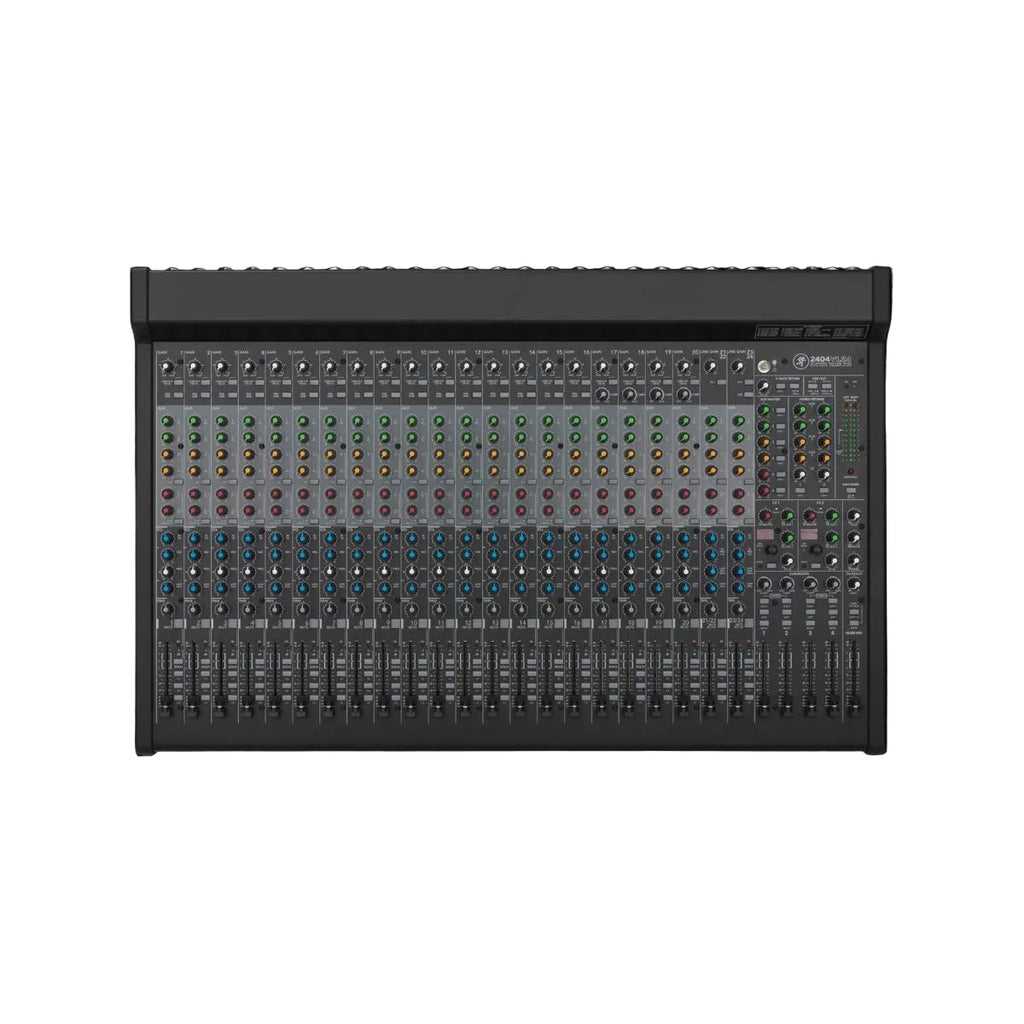 mixer audio 24 canali con effetti mackie 2404vlz4 vista frontale