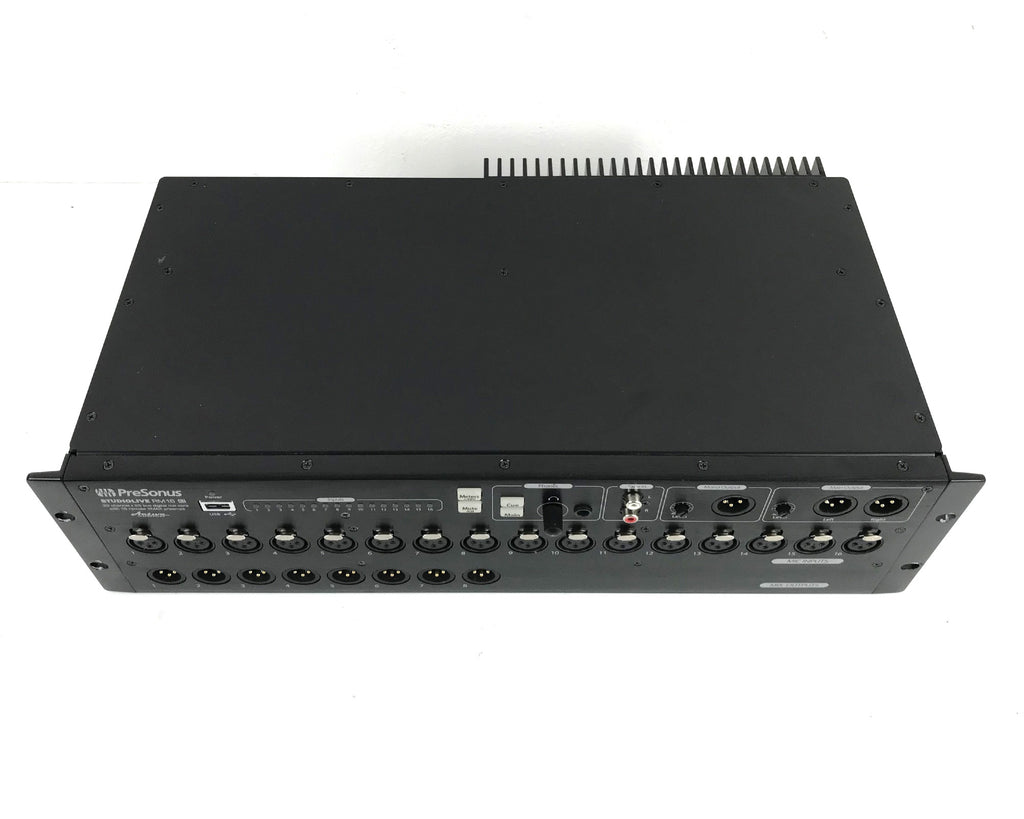 mixer digitale 16 canali presonus studiolive rm 16 ai usato vista dall'alto
