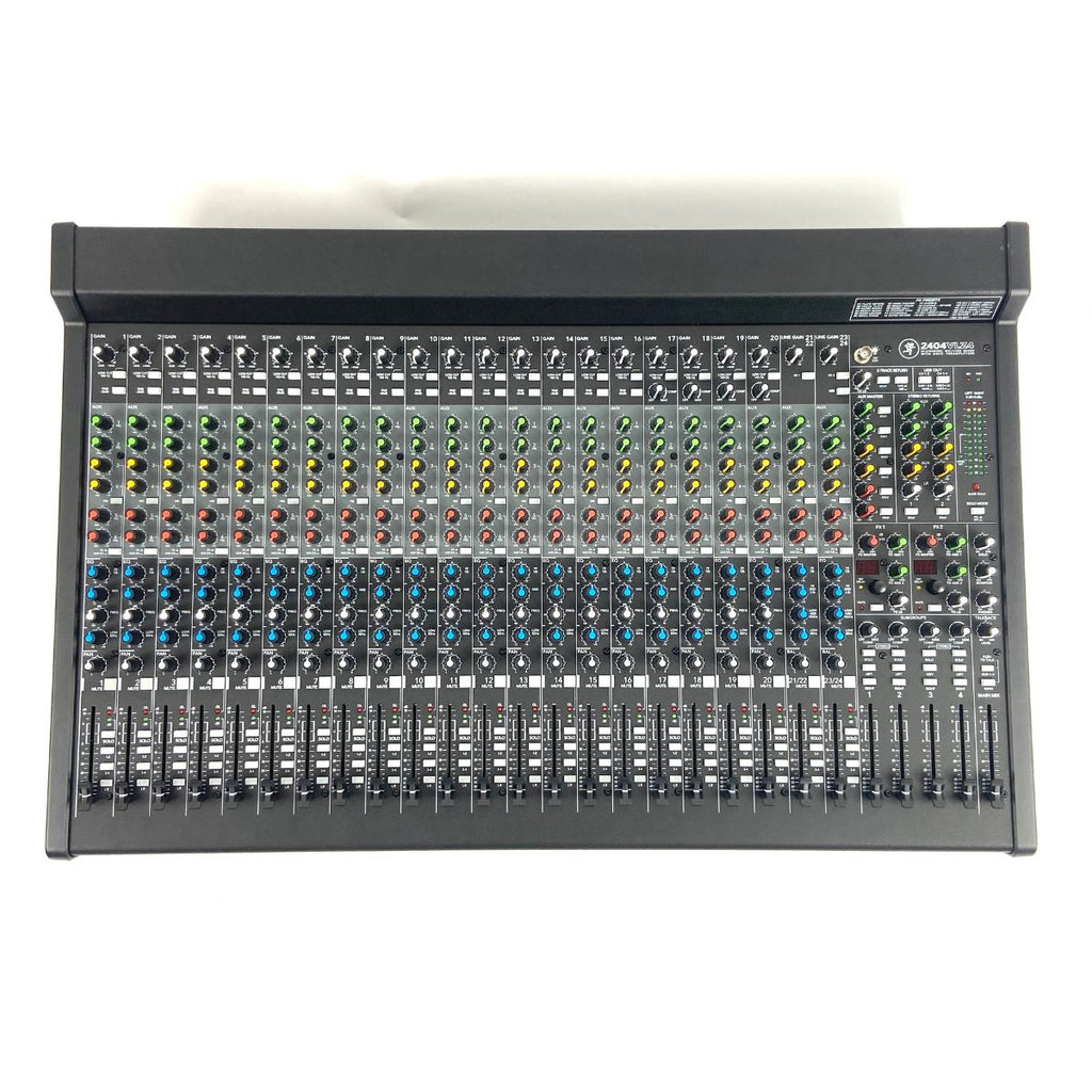 mixer professionale 24 canali mackie 2404 vlz4 ex demo vista frontale
