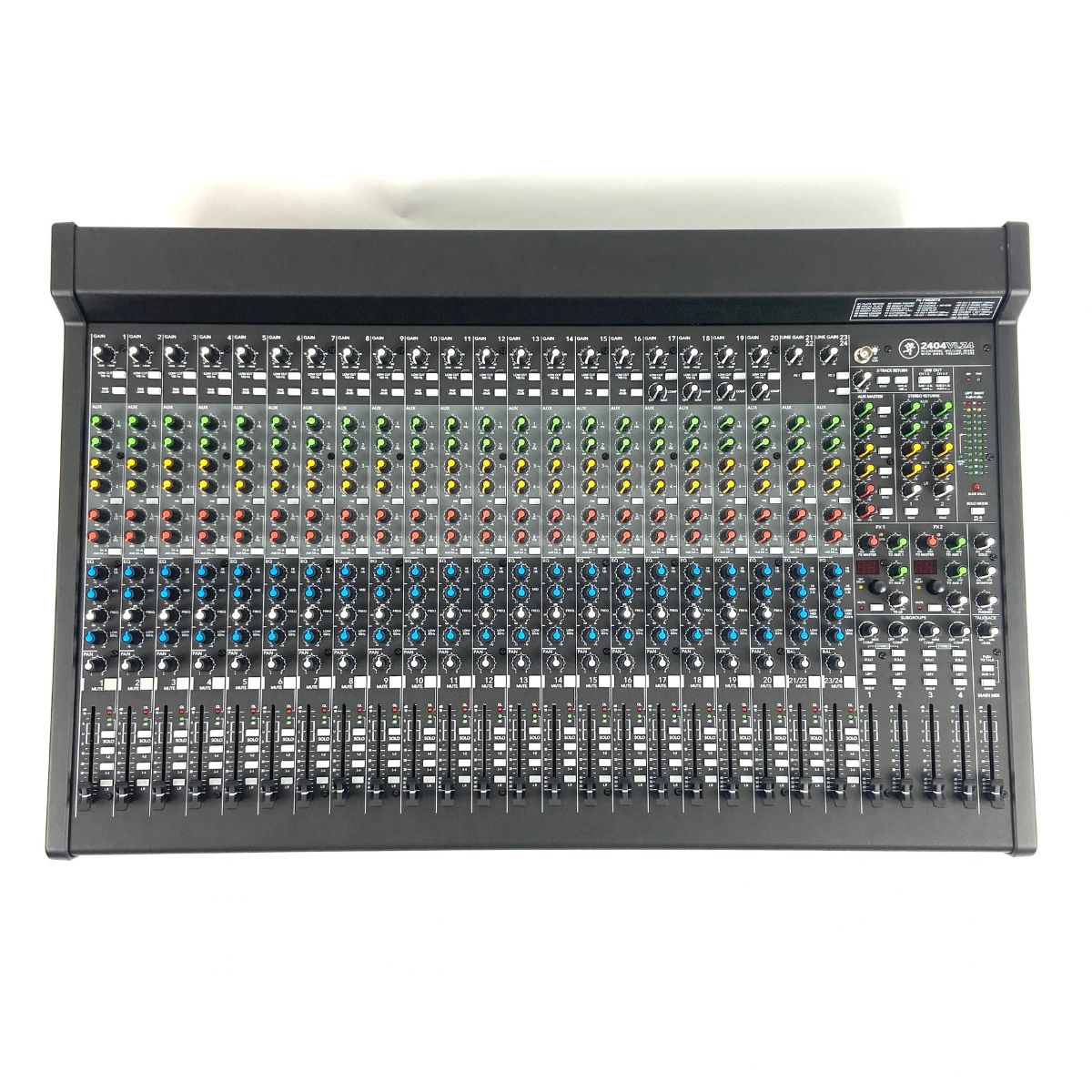 mixer professionale 24 canali mackie 2404 vlz4 ex demo vista frontale