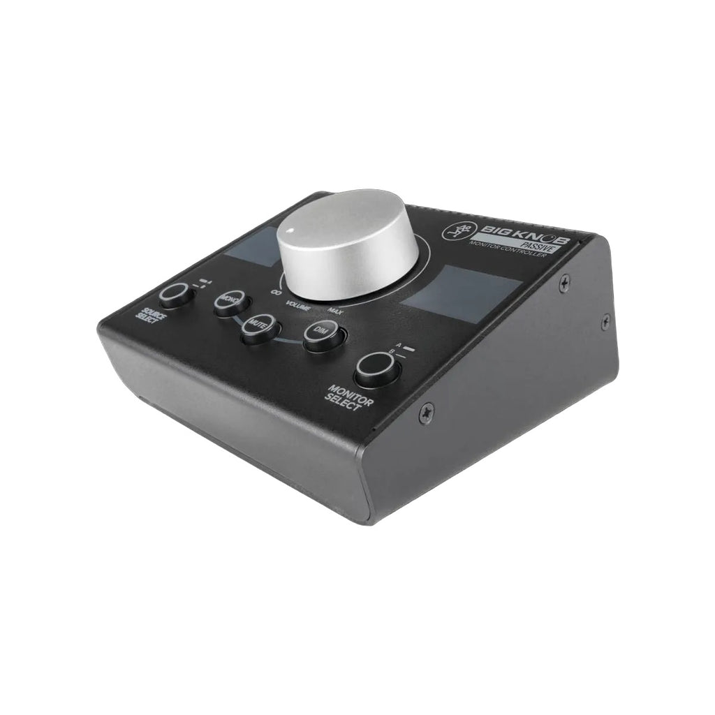 monitor controller e selettore di input mackie big knob passive vista laterale dx