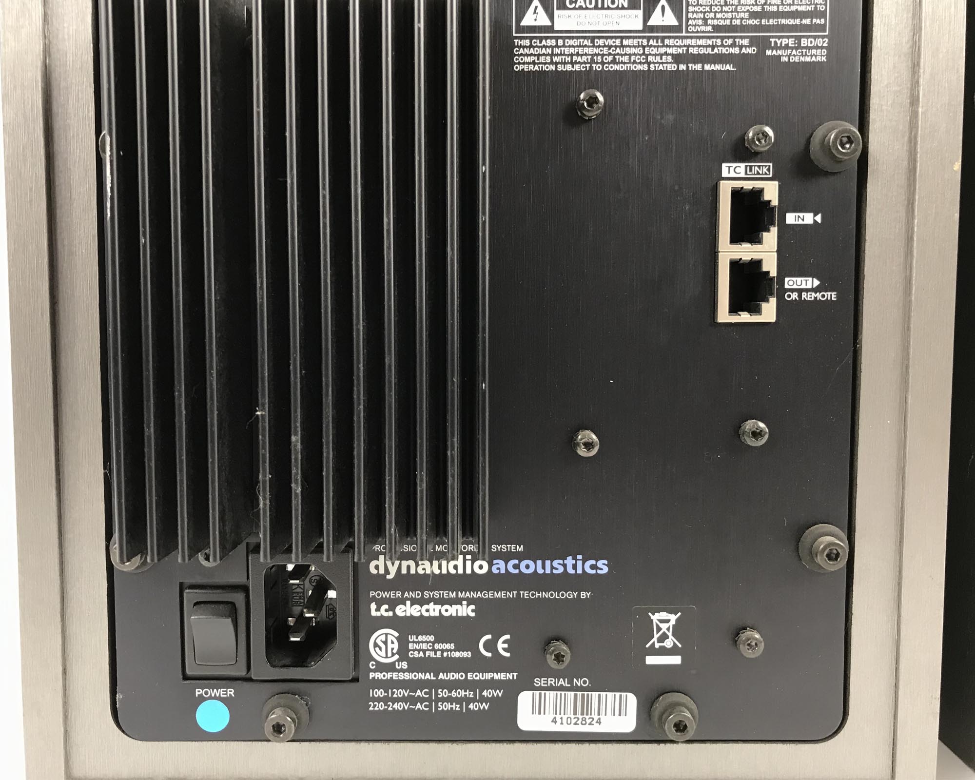 monitor da studio dynaudio air ul6500 master e slave usate vista link connessione