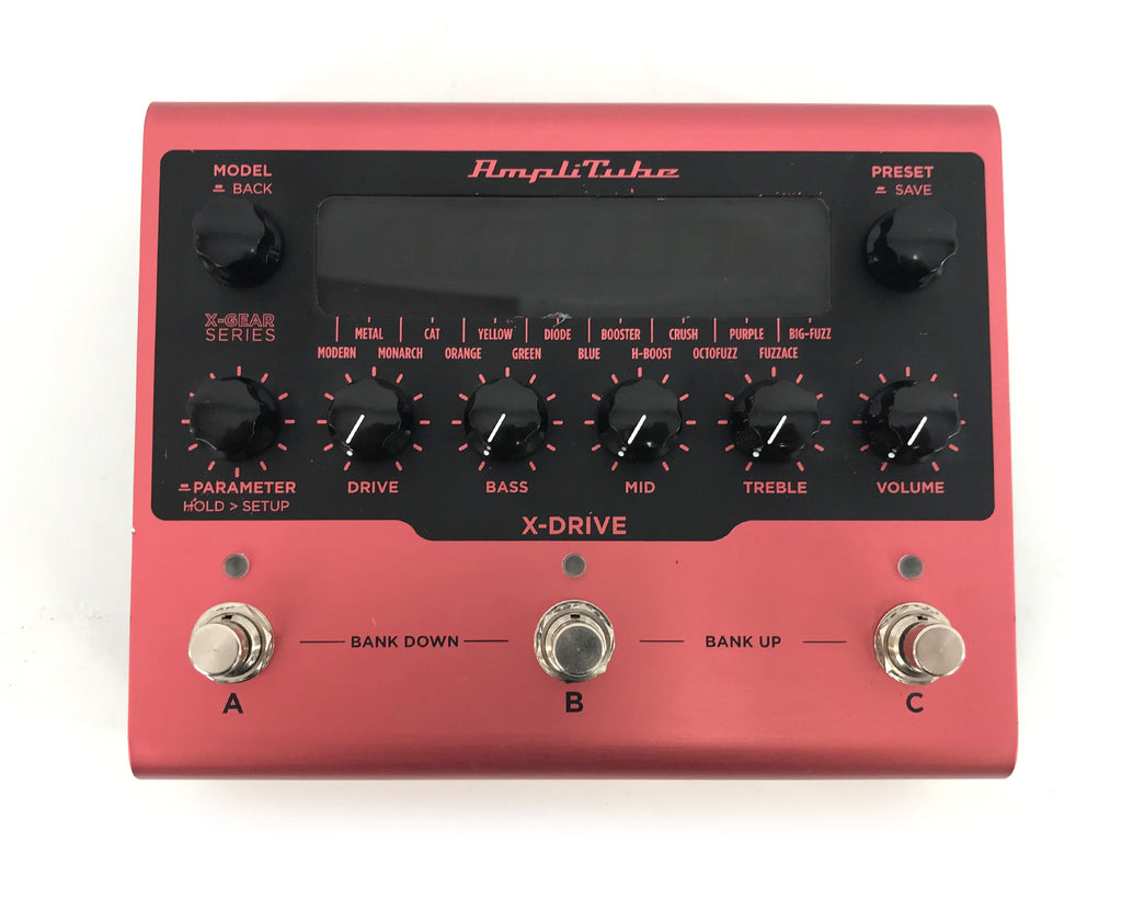multieffetto per chitarra ik multimedia amplitube x drive usato vista frontale